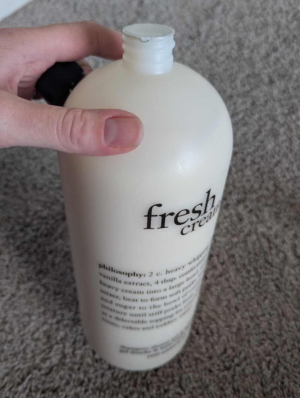 NEW Philosophy Fresh Cream Mega Sized 64 oz - Picture 4 of 4